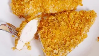 Crispy Cornflake Crusted Chicken