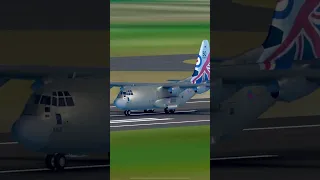 Plane Spotting - Liverpool (EGGP) RWY 27 - RAF C-130J Takeoff - Infinite Flight #infiniteflight