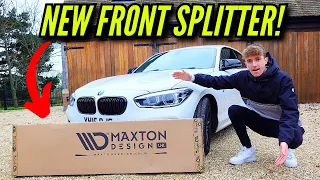 HOW TO INSTALL Maxton Design FRONT SPLITTER to my BMW 1 Series!!