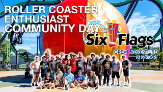 Roller Coaster Enthusiast Community Day | Six Flags Great Adventure VLOG