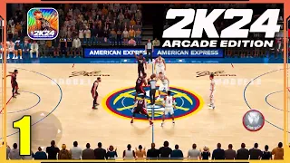 NBA 2K24 ARCADE EDITION MOBILE GAMEPLAY | iOS