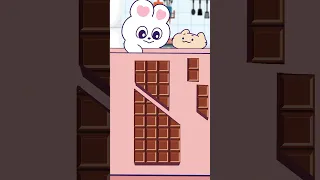 Infinite Chocolate Trick ! 🍫 (Animation meme) #shorts