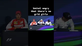 When Vettel Got Mad Cuz There Were No Grid Girls