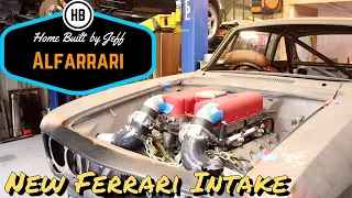 Modifying the Ferrari intake - Ferrari engined Alfa 105 Alfarrari build part 100