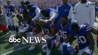 More NFL players join peaceful protest against racial inequality