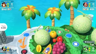 Mario Party Superstars #887 Yoshi's Tropical Island Yoshi vs Donkey Kong vs Luigi vs Mario