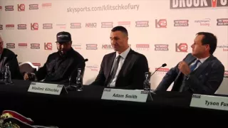 WLADIMIR KLITSCHKO v TYSON FURY 'INCREDIBLE' FULL LONDON PRESS CONFERENCE (UNCUT) / KLITSCHKO v FURY