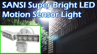 SANSI Super Bright LED Motion Sensor Security Light 3400 Lumens