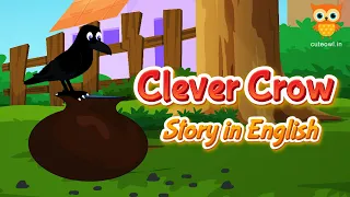 Clever Crow Story in English | Bedtime Stories | Moral Stories | Cute Owl Edu | @yashpatwardhan