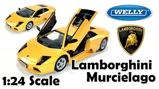 Unboxing - Lamborghini Murcielago (Yellow) Welly NEX 1:24 Scale Diecast Model Car