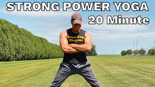 Full Body Power Yoga for Strength & Flexibility - 20 Min Yoga for Athletes Workout (Follow Along)