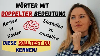 Verben mit doppelter Bedeutung  | Wortschatz erweitern Deutsch b2, c1, b1