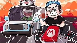 INTRODUCING THE MILK MAN!! - Mario Kart 8 Deluxe Gameplay Funny Moments