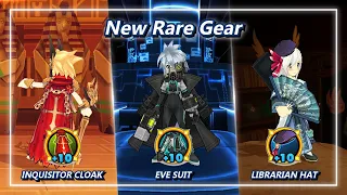 [Lost Saga Origin] New Rare Gear: Inquisitor Cloak, Librarian Hat, Eve Suit