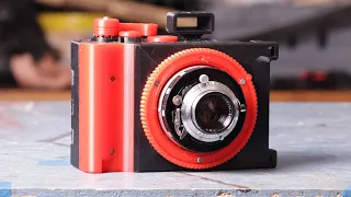 Assembling the 3D printed Brancopan, a 35mm panoramic film camera