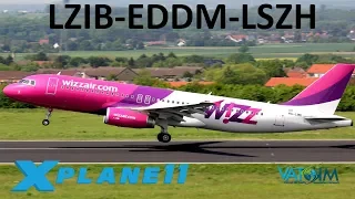 X-Plane 11 | NEW Munich Scenery!! | A320 A319 | VATSIM | Bratislava, Munich & Zurich!!