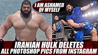 Iranian Hulk Deletes All Photoshop Pics From His Social Media