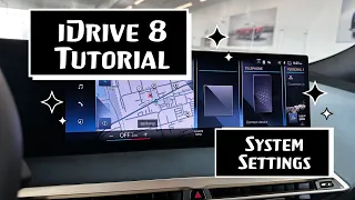 BMW iDrive 8 - System Settings (How To)