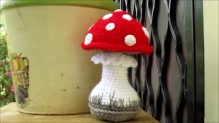 Amigurumi mushroom part 2. Gomba 2. rész tutorial crochet