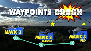 Creative Waypoints Using DJI Mavic 3 / Classic / Pro 🚀 + Drone Crash 💥