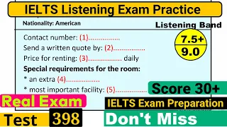 IELTS Listening Practice Test 2024 with Answers [Real Exam - 398 ]