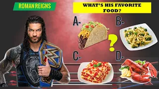 WWE QUIZ - Can You Guess WWE Superstar Favorite Food in 2020 | It's VERY HARD!