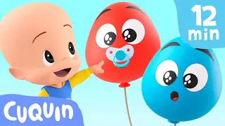 Los globos bebé de Cuquín 🎈 Aprende los colores con Cuquín y Fantasma | Vídeos educativos para niños