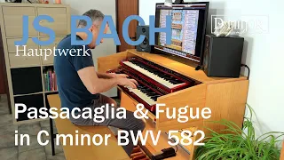 JS BACH - Passacaglia & Fugue in c minor BWV 582 - Hauptwerk Obervellach