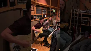 Mike Bono in studio with Max Martin