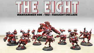 PAINTING SHOWCASE Farsight Tau The Eight Warhammer 40k 9th Edition