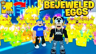 We opened up 1000 Bejeweled Eggs and got this in Pet Simulator 99