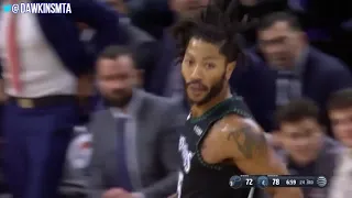 Derrick Rose CAREER-HiGH 50 Pts! 2018.10.31 vs Jazz - ViNTAGE D-ROSE! |