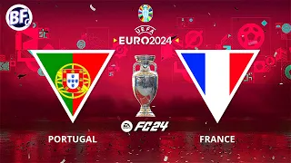 EA FC 24 Portugal vs France | UEFA Euro 2024 | Cristiano vs Mbappe - Gameplay PS5 60fps HD