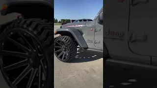 Jeep Gladiator rolling on on 24x12 Fuel Contra wheels 33x13.50x24 Atturo Tires