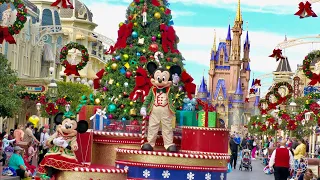 Magic Kingdom 2020 Complete Christmas Experience in 4K | Walt Disney World Orlando Florida