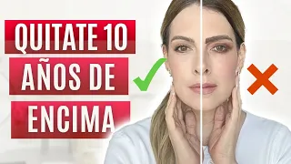 How to REMOVE 10 YEARS from your FACE with MAKEUP / 10 MISTAKES after 50 YEARS