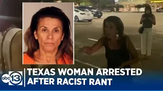 TX woman arrested after racist rant, assault in restaurant parking lot