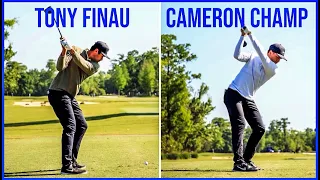 Cameron Champ Swing VS Tony Finau Swing (Swing Comparison)