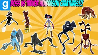 BOSSES VS TREVOR HENDERSON CREATURES! - Garry's Mod Sandbox
