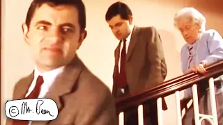 Bean STUCK | Mr Bean Funny Clips | Mr Bean Official