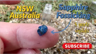 Fossicking for Sapphires Glen Elgin NSW Australia July 2023