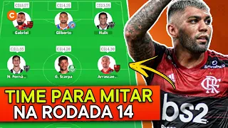 101.95 PONTOS! - Fiz um Time para MITAR na Rodada 14 - Cartola FC 2021