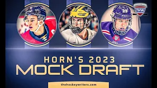 Horn's 2023 NHL Mock Draft 1.0 | THW Prospect Corner