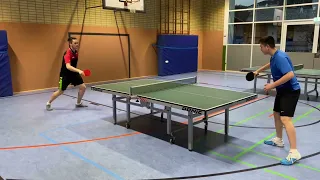 Tischtennis-Y.Schlimpen TTR 1564 vs T.Schlimpen TTR 1521 - LN Barna Spin Trick vs MLN MSP Flashback