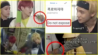 Did Tae say '' Don't expose/reveal it '' to Jungkook? | Taekook Analysis |