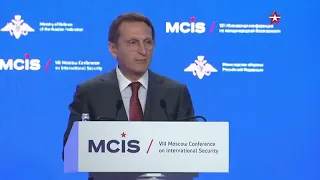 Сергей Нарышкин о трансформации и праве на самобытное развитие #MCIS2019