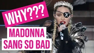 Vocal Coach Analysis of Madonna's LIVE Performance on the Eurovision 2019 Contest