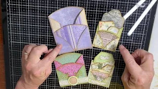 Junk journal triple pocket