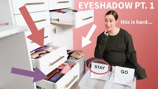 Uh oh.. Eyeshadow Palettes Declutter (Part 1)