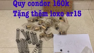 Xả kho quy nhựa bọc đồng cho condor 160k tặng thêm 1 loxo ar15